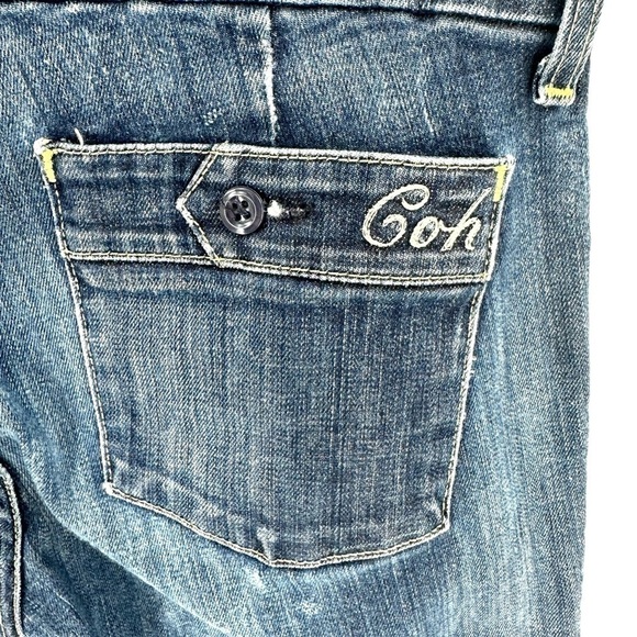 Citizens Of Humanity Jeans Womens 29 Wide Leg Flare Cadet #008 Stretch Low Rise - Picture 5 of 14